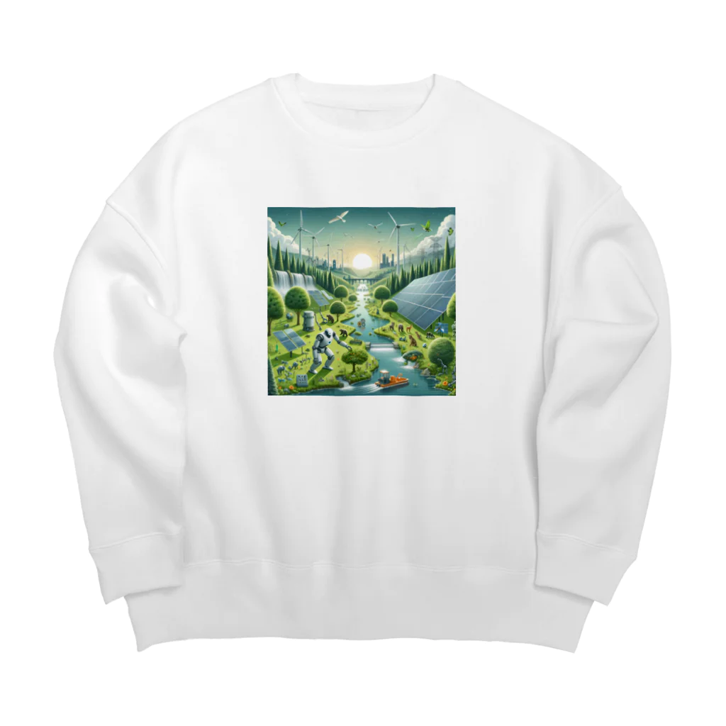 TYoshinoのテラフォーミング Big Crew Neck Sweatshirt