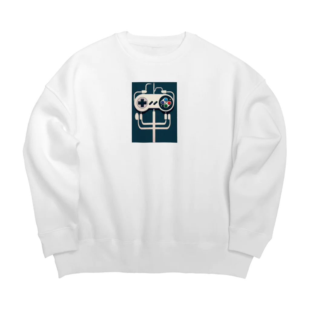 Namataのgame pad Big Crew Neck Sweatshirt