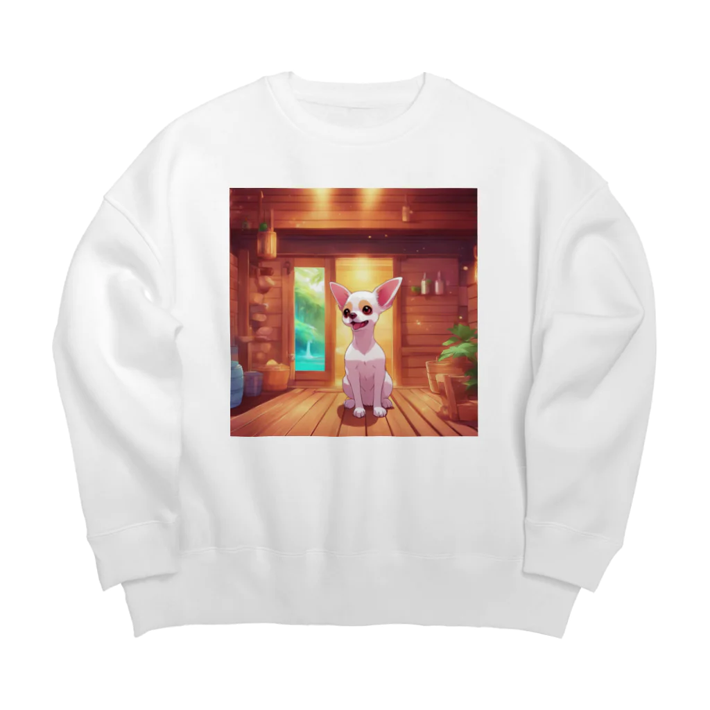 sauna_animalのsauna animal ⑩ Big Crew Neck Sweatshirt