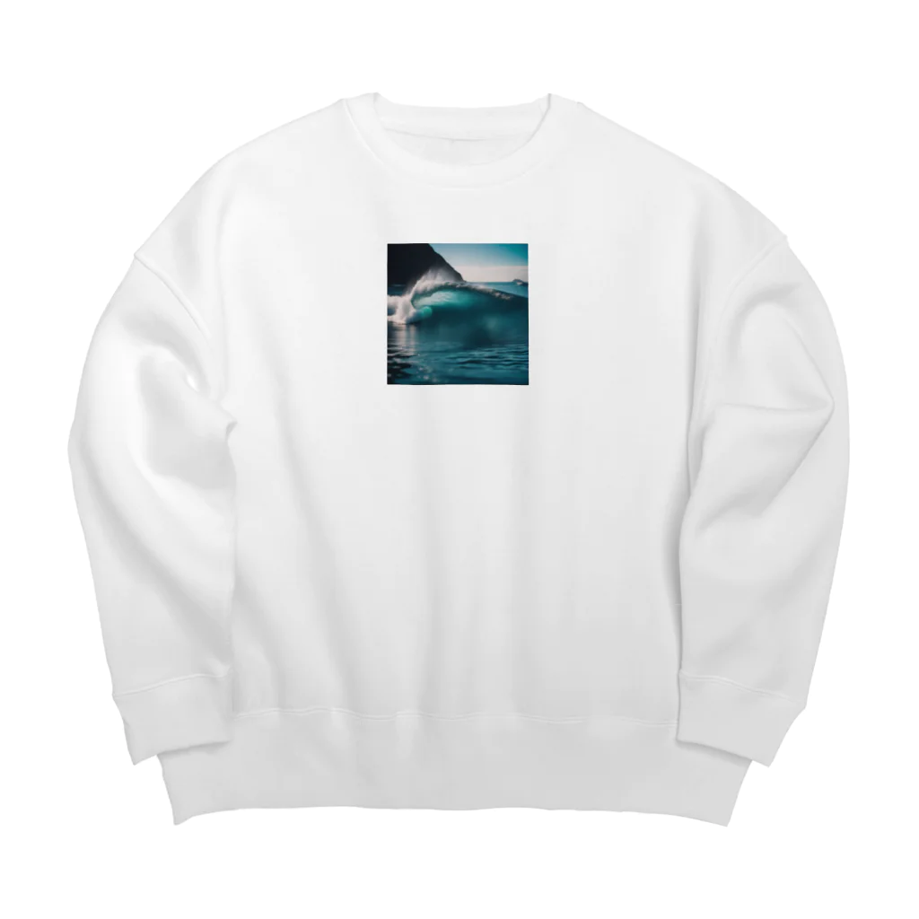 EddieのWAVES Big Crew Neck Sweatshirt