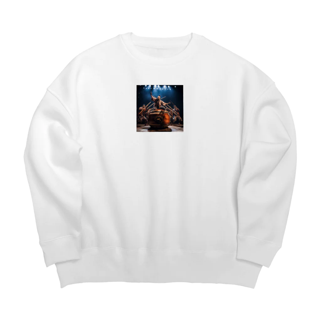 AQUAMETAVERSEの大太鼓の演奏　なでしこ1478 Big Crew Neck Sweatshirt