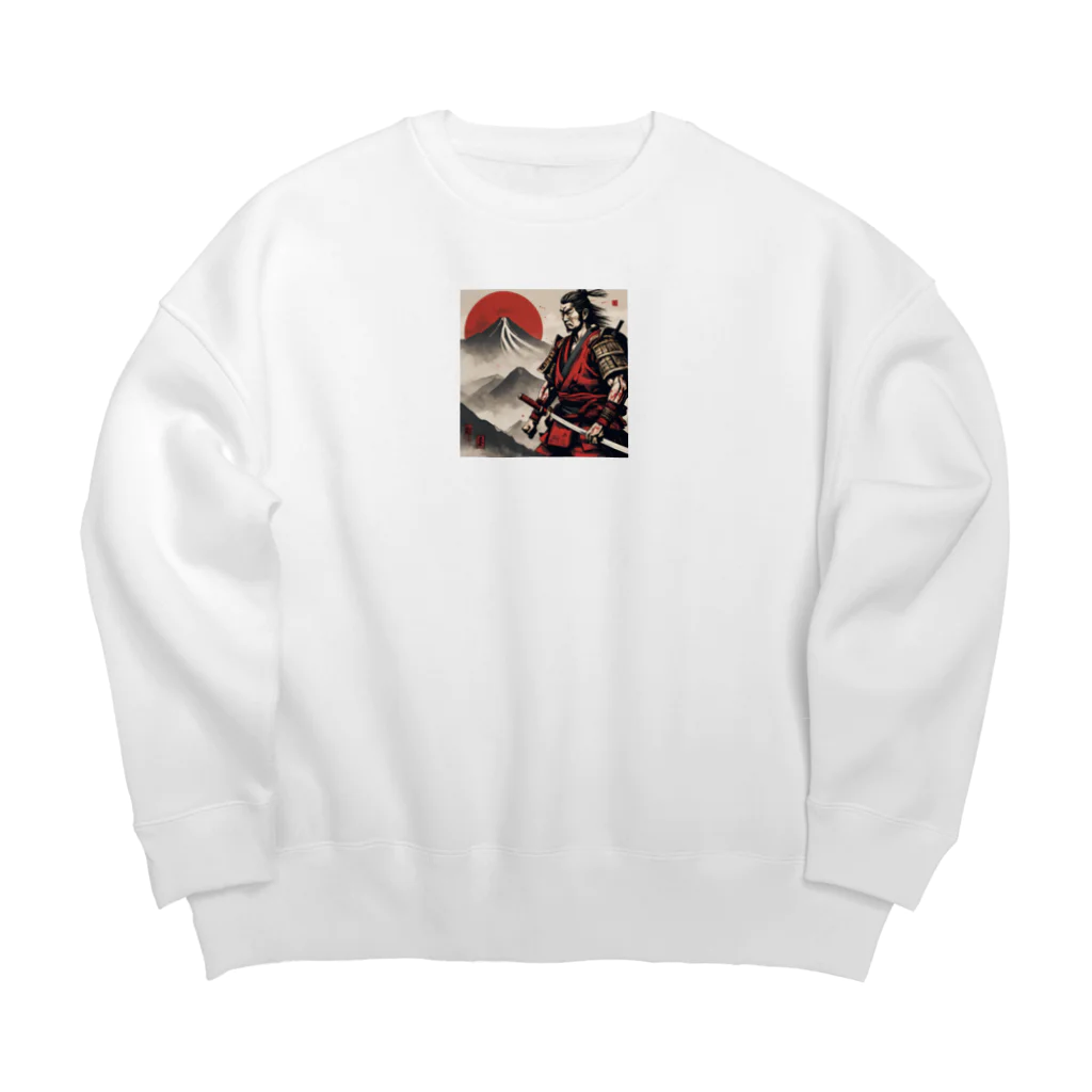 ちゃむちゃむのサムライハート Big Crew Neck Sweatshirt