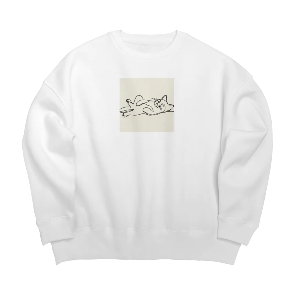 OFAFOのごろね Big Crew Neck Sweatshirt