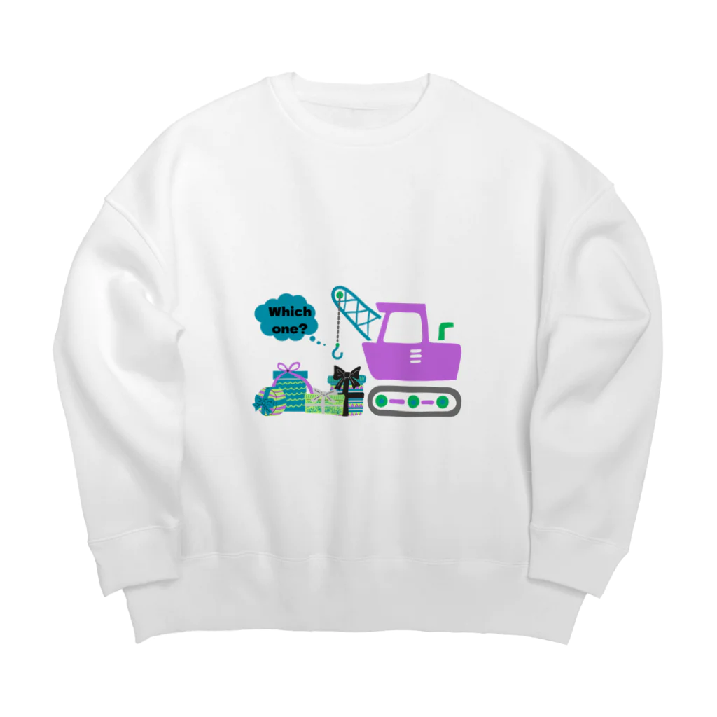 harupiiiのWhich one？ Big Crew Neck Sweatshirt