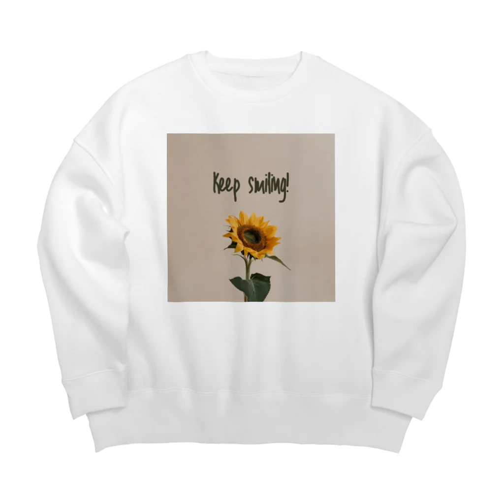 TILUのKeep smiling  Big Crew Neck Sweatshirt