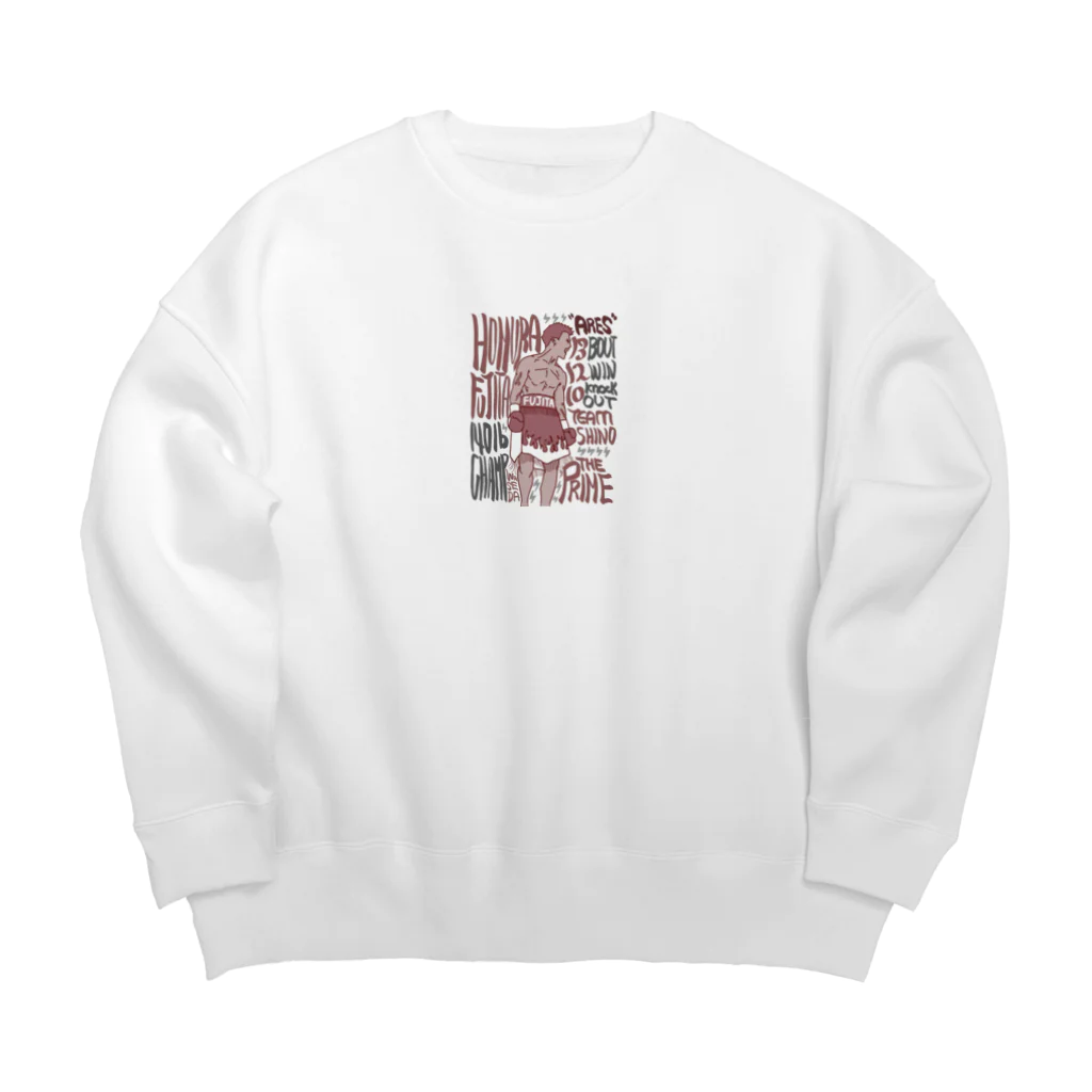 藤田炎村(Homura Fujita)の"軍神アレス"藤田炎村オリジナルシャツ Big Crew Neck Sweatshirt