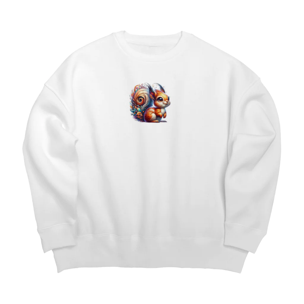 Mofflesのリスス Big Crew Neck Sweatshirt