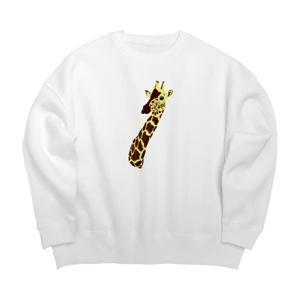 GIRAFFEのシックで洗練された大人の雰囲気が魅力的なキリン Big Crew Neck Sweatshirt