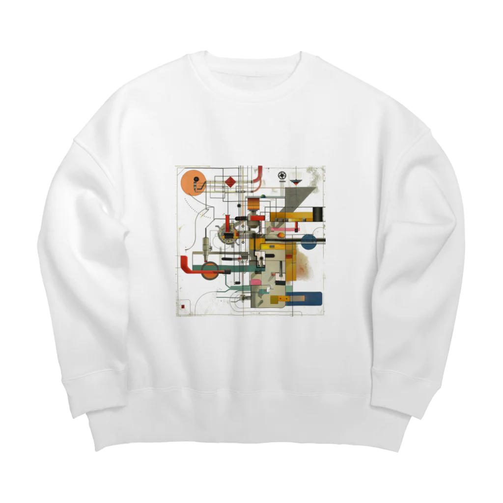 MistyStarkのダイアグラム Big Crew Neck Sweatshirt