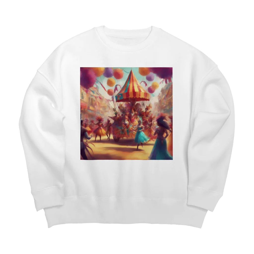 ひろぴーのサーカス Big Crew Neck Sweatshirt