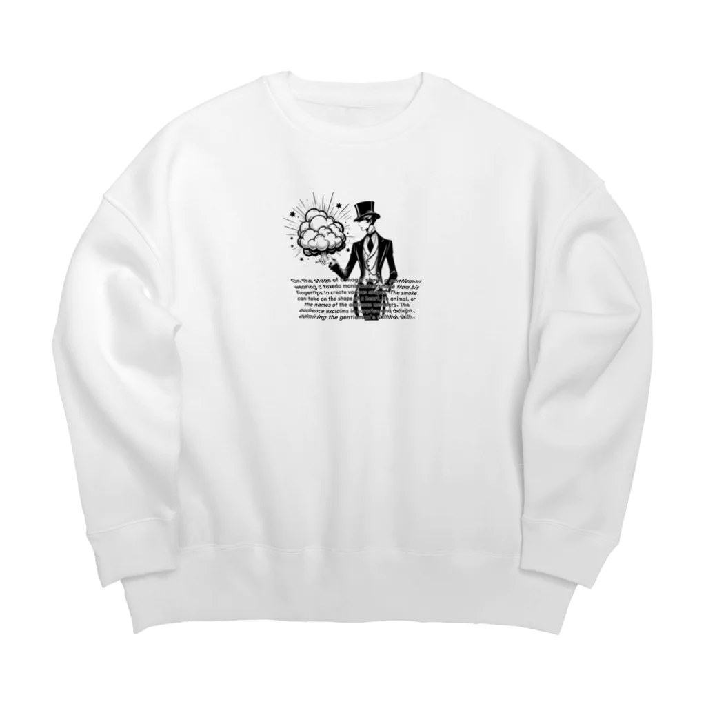 NamataのMagic from your fingertips - Smoke Artist Big Crew Neck Sweatshirt