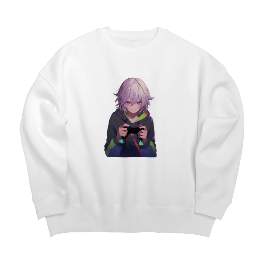 AICreaterのゲーミングBoy No.1 Big Crew Neck Sweatshirt