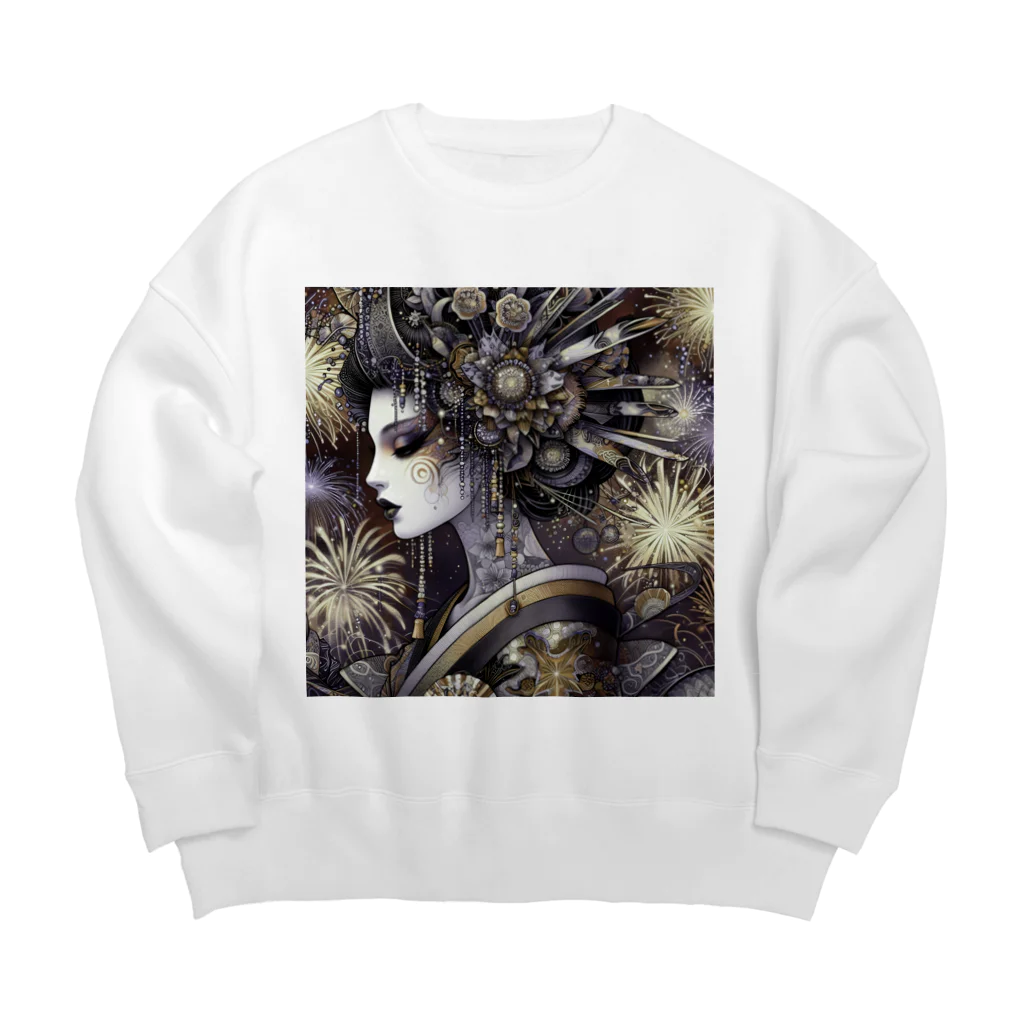 Moichi Designs Shop-2023の夢幻の舞い Big Crew Neck Sweatshirt