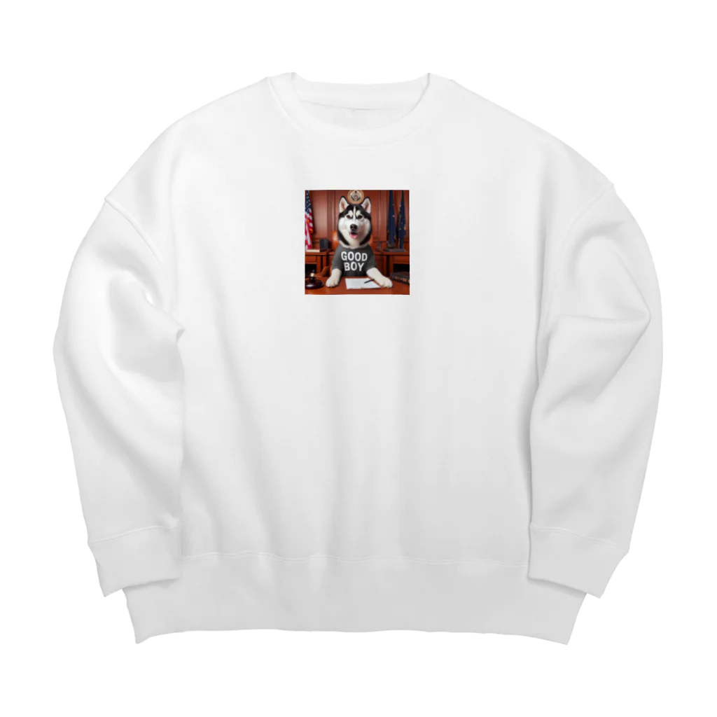 qloのGOOD BOY大統領 Big Crew Neck Sweatshirt