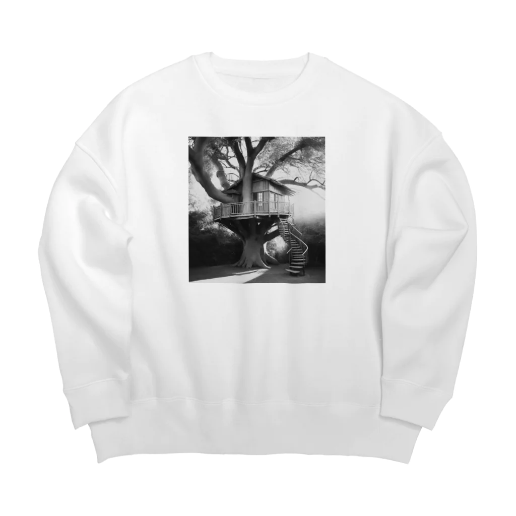 Sounds Focus&RelaxのOld Treehouse at somewhere Big Crew Neck Sweatshirt