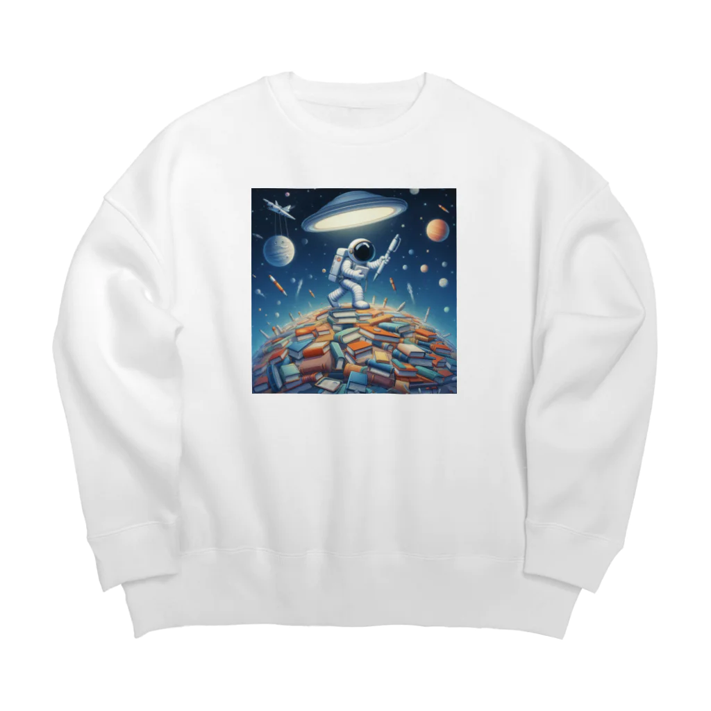 メアリーの宇宙の奥深くで見つかった Big Crew Neck Sweatshirt