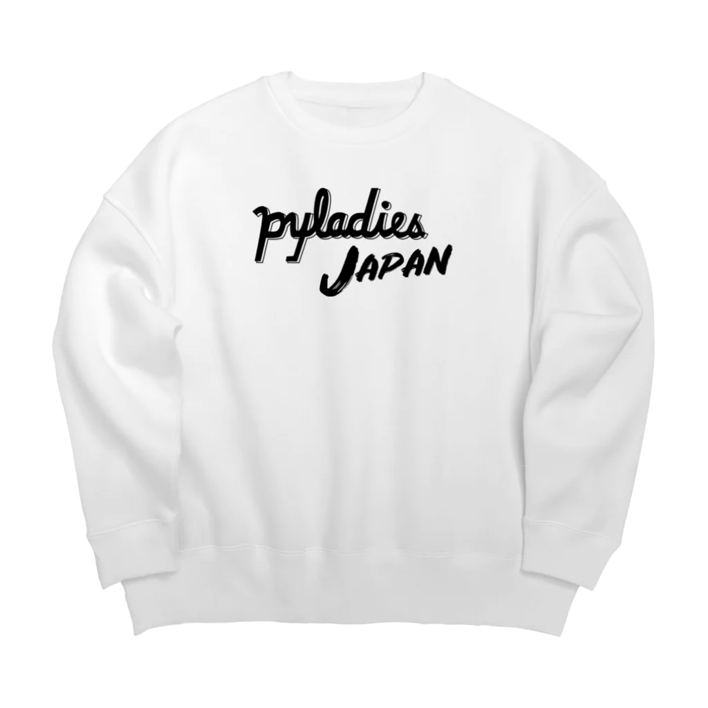 PyLadiesTokyoのPyLadies Japan 黒文字ver ビッグシルエットスウェット