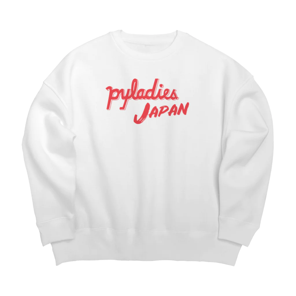 PyLadiesTokyoのPyLadies Japan 赤文字ver ビッグシルエットスウェット