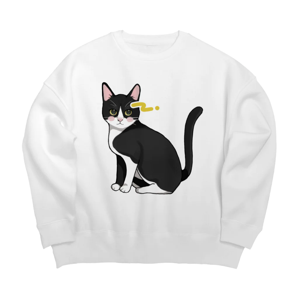 くろついchのぶんたくん Big Crew Neck Sweatshirt