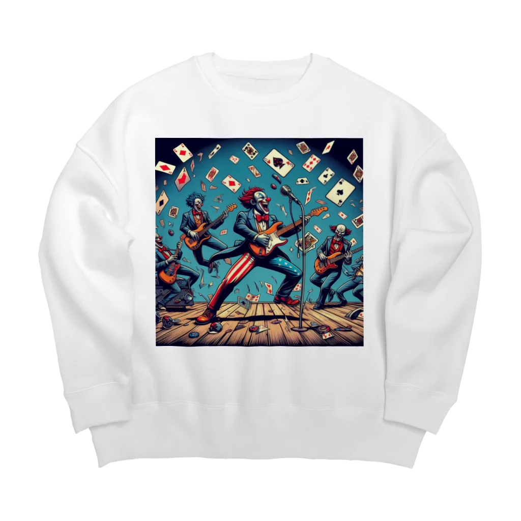 momonekokoの熱狂ピエロ Big Crew Neck Sweatshirt