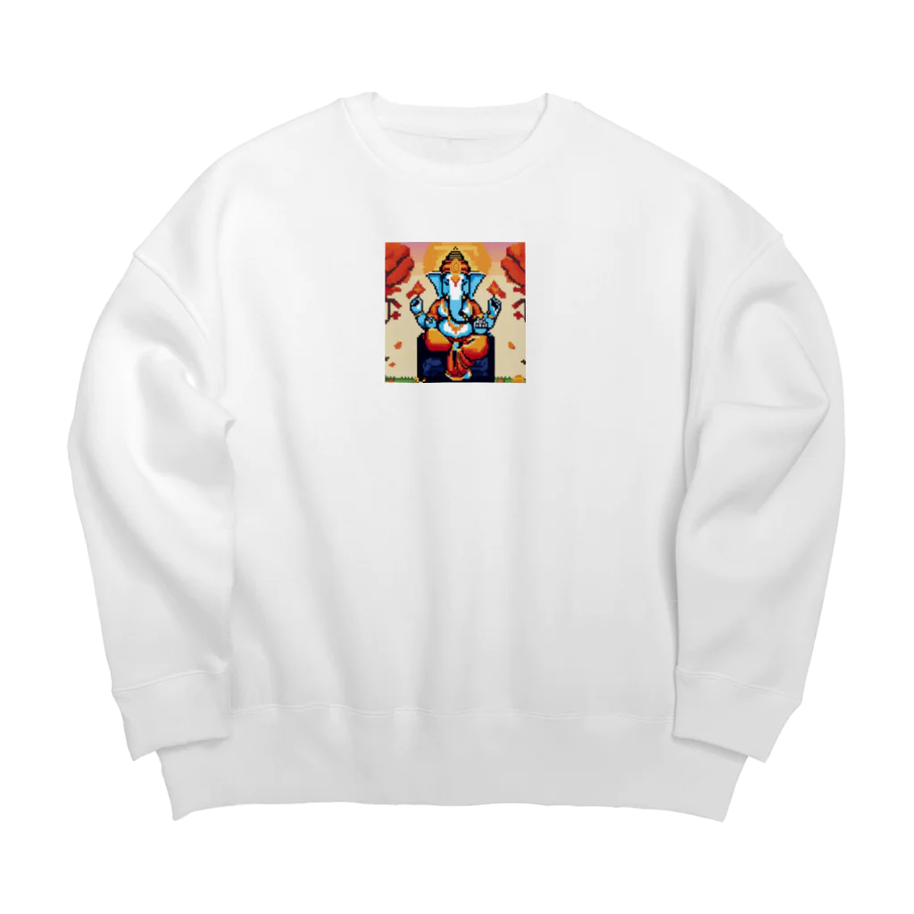 ganeshaの季節の移り変わりを楽しむガネーシャ Big Crew Neck Sweatshirt