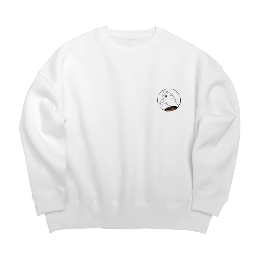 Piさんですのワシpi Big Crew Neck Sweatshirt