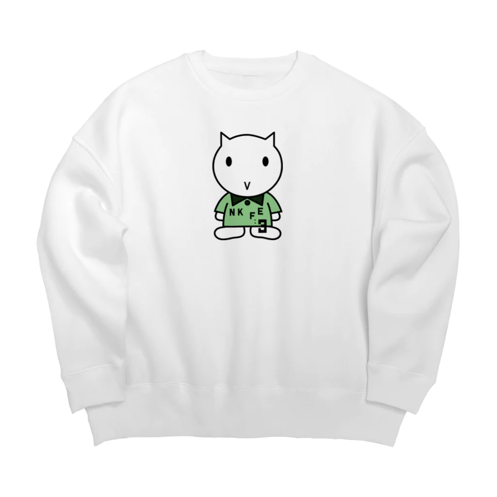 NKFE3のNKFE/猫/キャット/ペア/ユニセックス/お揃い/記念日 Big Crew Neck Sweatshirt