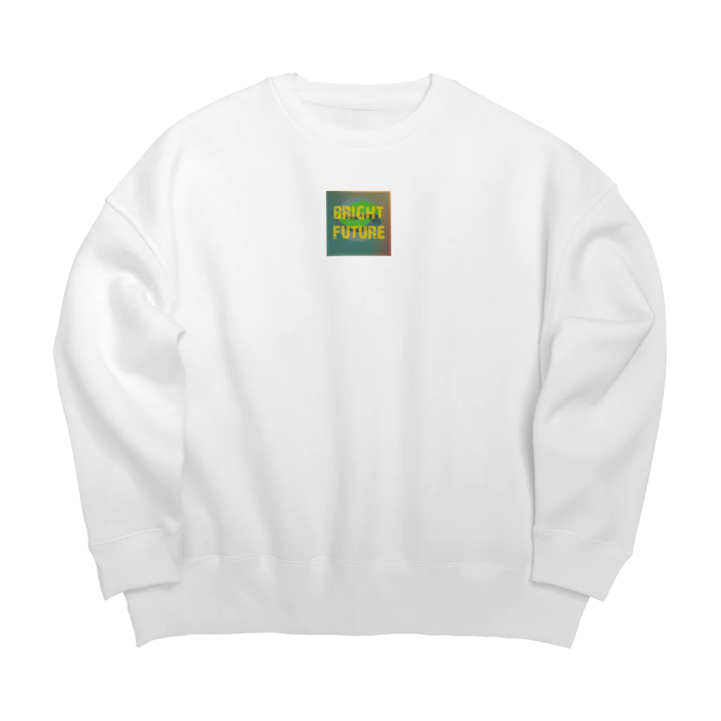 Happy Human の明るい未来 Big Crew Neck Sweatshirt