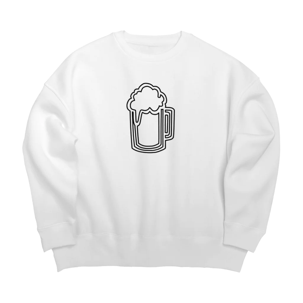 酒恵美エリンのビール Big Crew Neck Sweatshirt