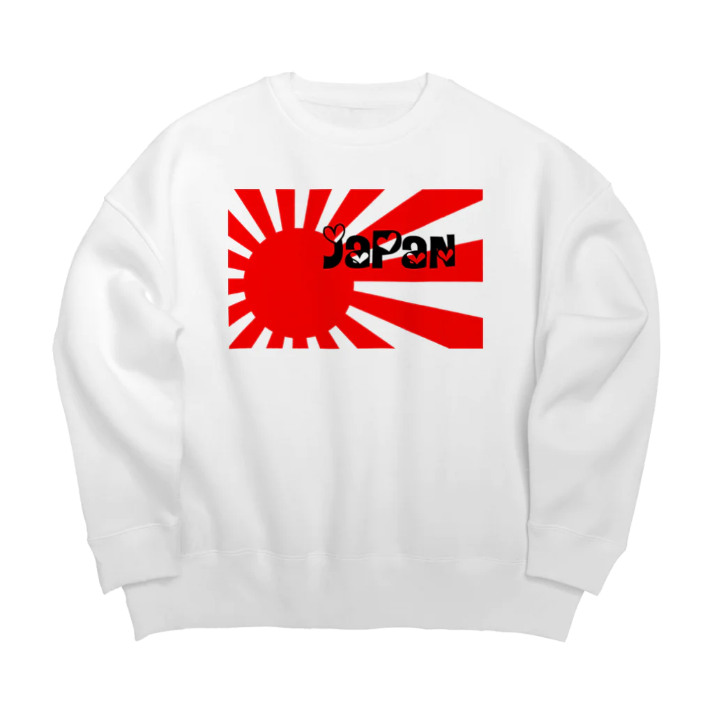 999productのＩ♡ JAPAN (,,ﾟДﾟ) ｶﾞﾝｶﾞﾚ!日本! Big Crew Neck Sweatshirt