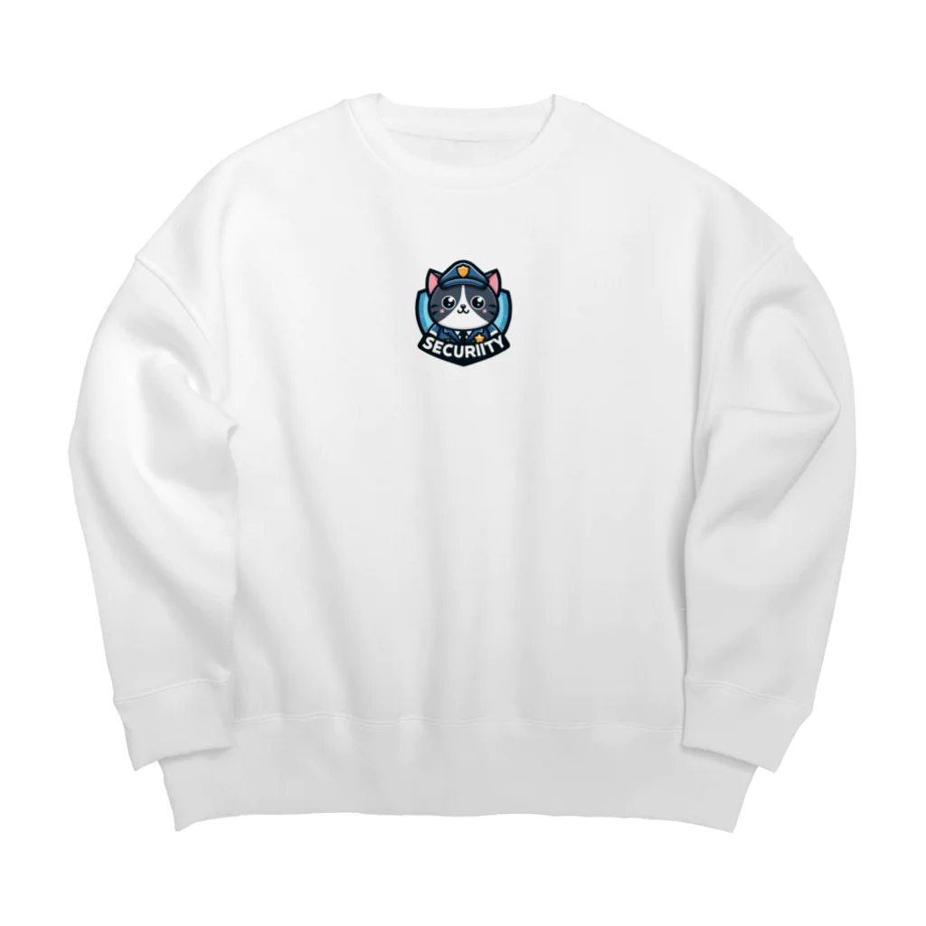 ikeikekeibiのミスターキャットガード Big Crew Neck Sweatshirt