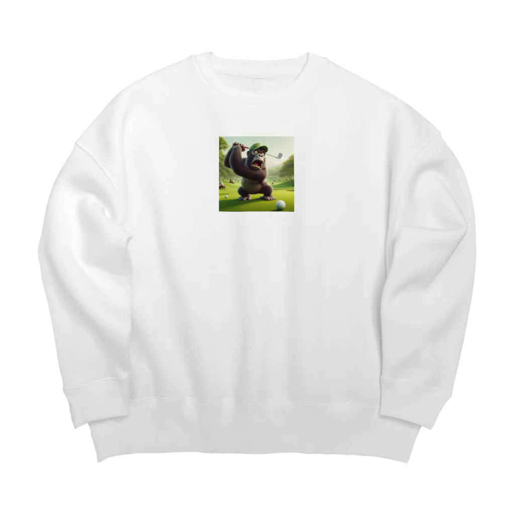 msk300のゴルフゴリラ Big Crew Neck Sweatshirt