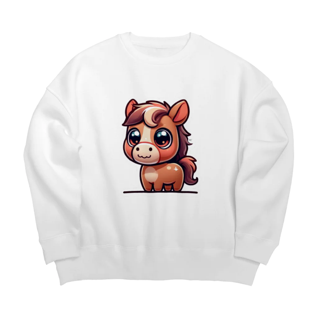 アニマルファッションのスーパーホース菜々美 Big Crew Neck Sweatshirt