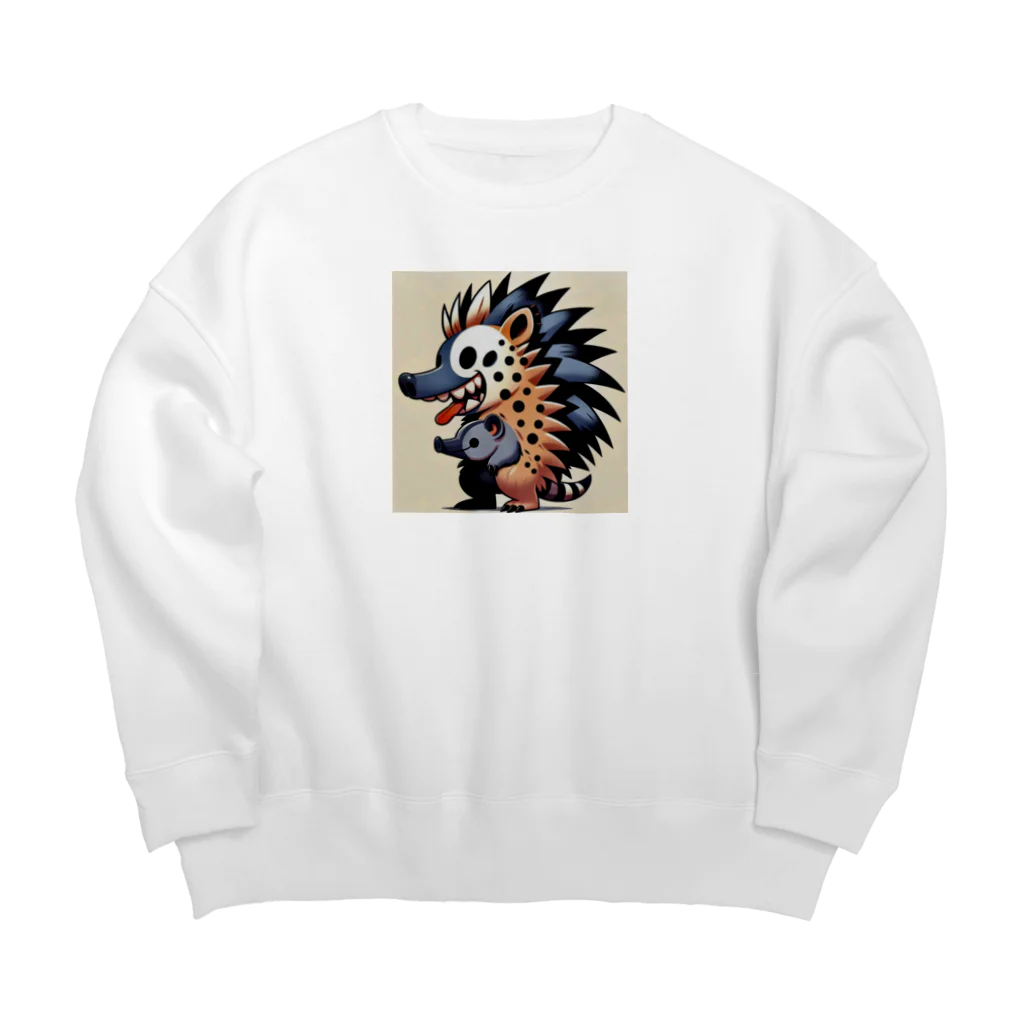 yokoana_zakkaのツクツク Big Crew Neck Sweatshirt