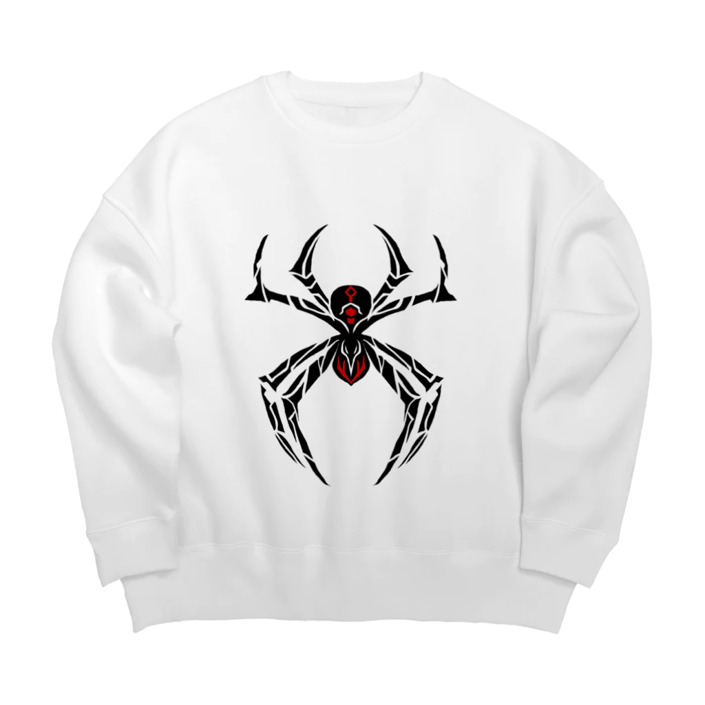 UnholyAyakaのBlack Widow By Unholy Nonneizz Big Crew Neck Sweatshirt