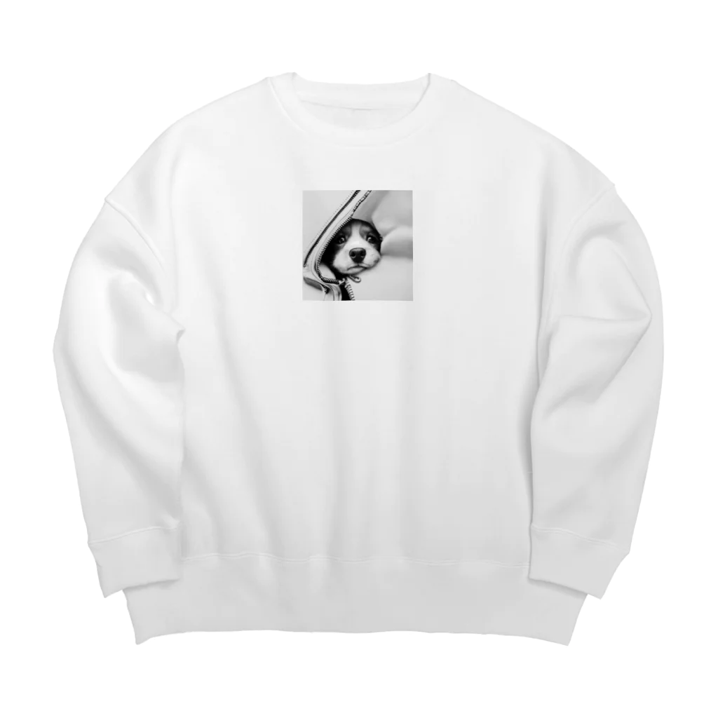 nakasato1979のジッパー犬 Big Crew Neck Sweatshirt