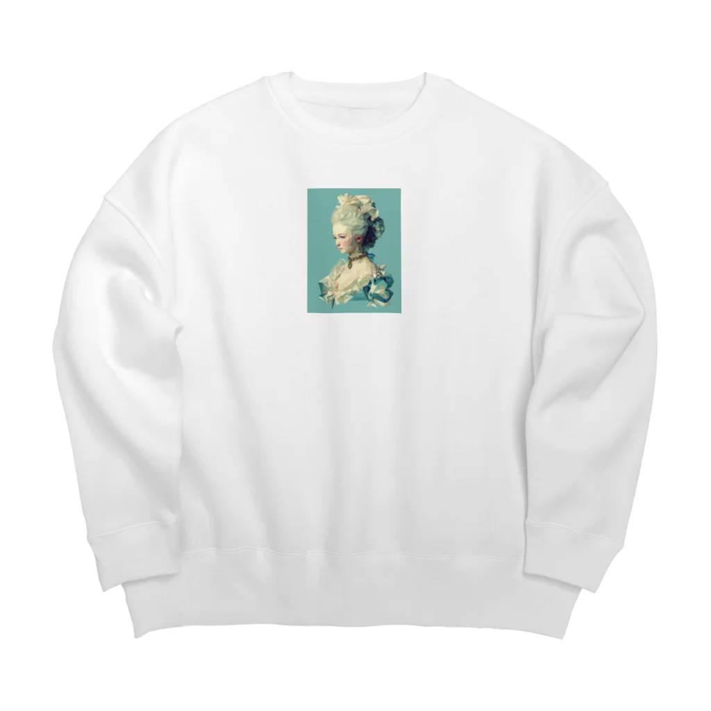 AQUAMETAVERSEの高貴な王妃　#1  Tomoe bb 2712 Big Crew Neck Sweatshirt