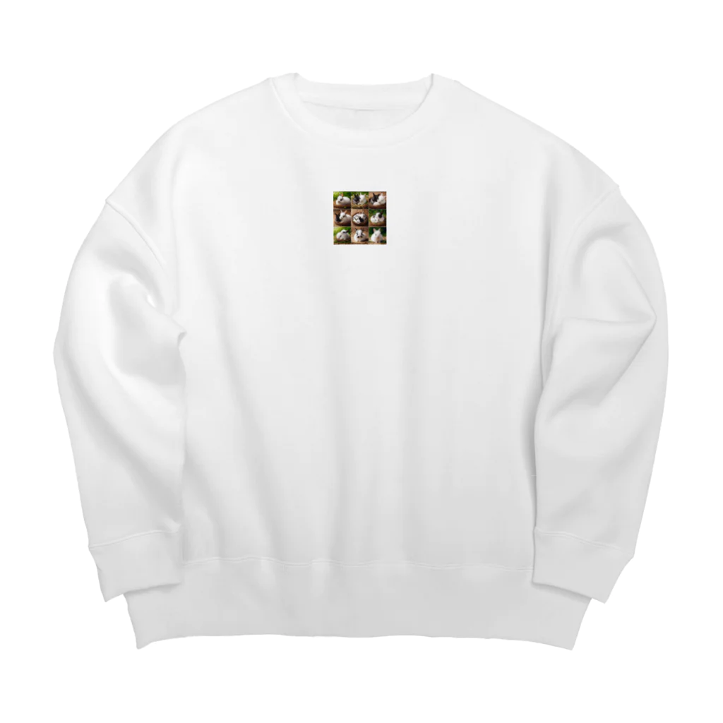 denyo dreamの快眠ウサギ Big Crew Neck Sweatshirt