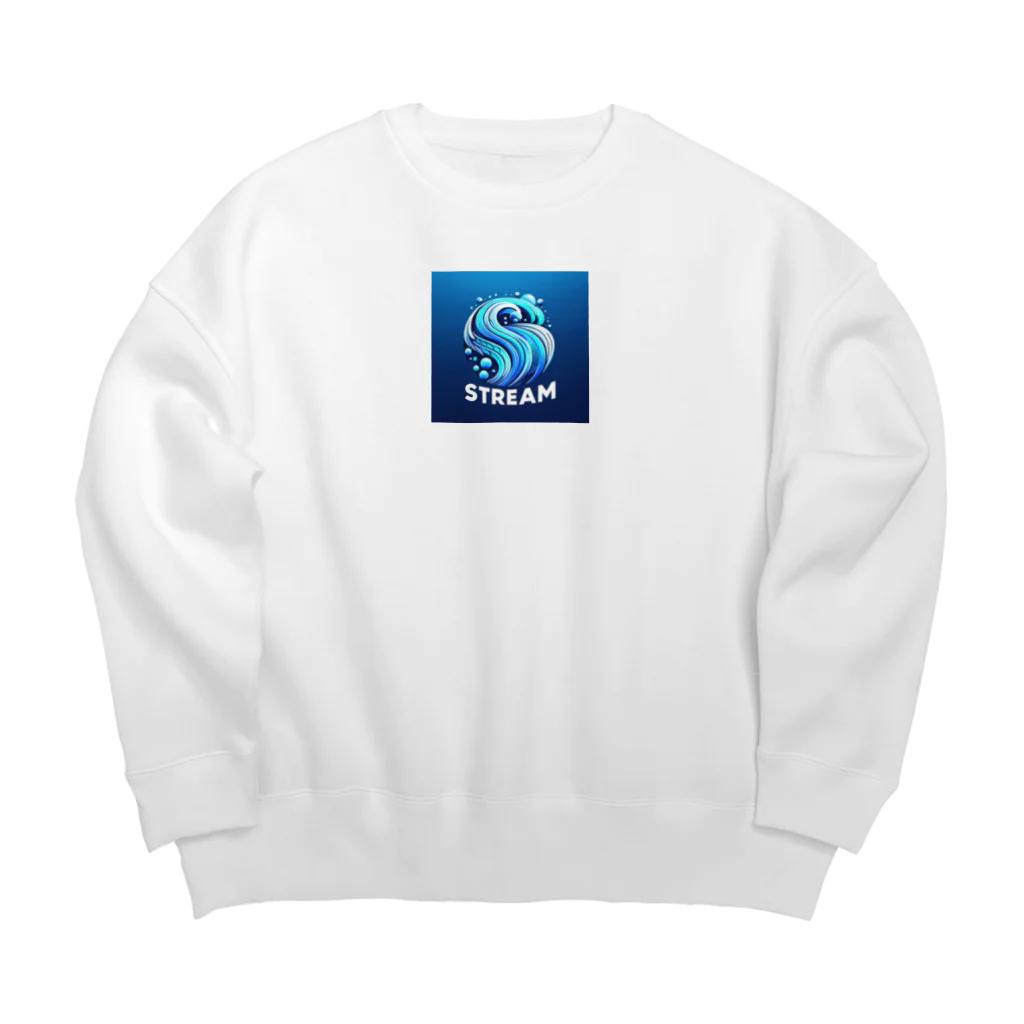 ネコニンジャのStream Big Crew Neck Sweatshirt