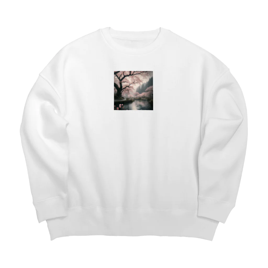 milのamesakura Big Crew Neck Sweatshirt