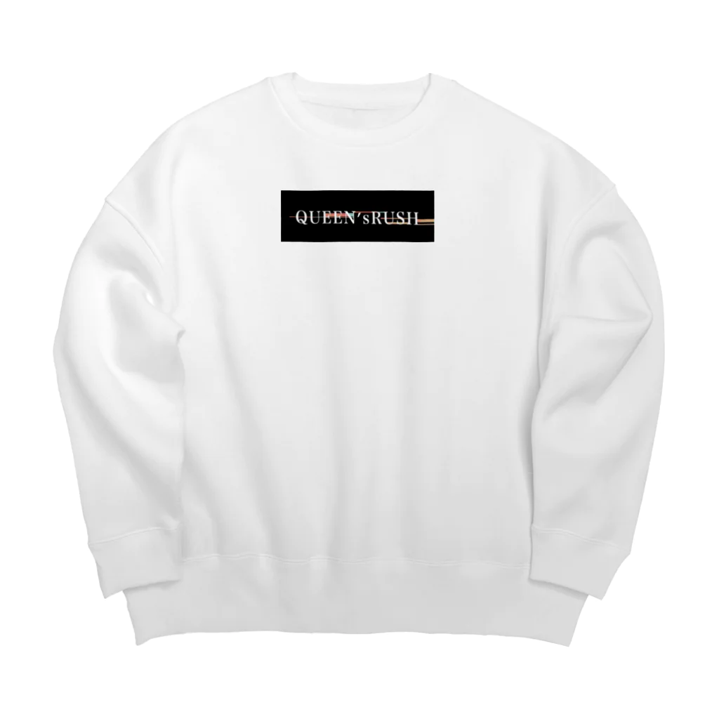 QUEEN’ｓRUSHのQUEEN'S RUSHロゴマーク1 Big Crew Neck Sweatshirt