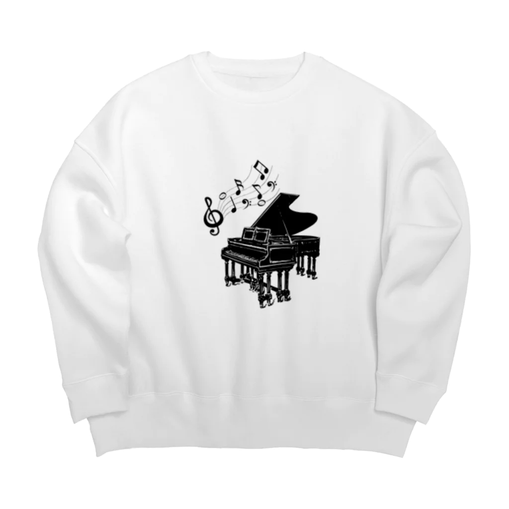 MIKA33のピアノの歌 Big Crew Neck Sweatshirt