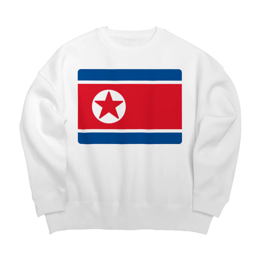 お絵かき屋さんの北朝鮮の国旗 ビッグシルエットスウェット