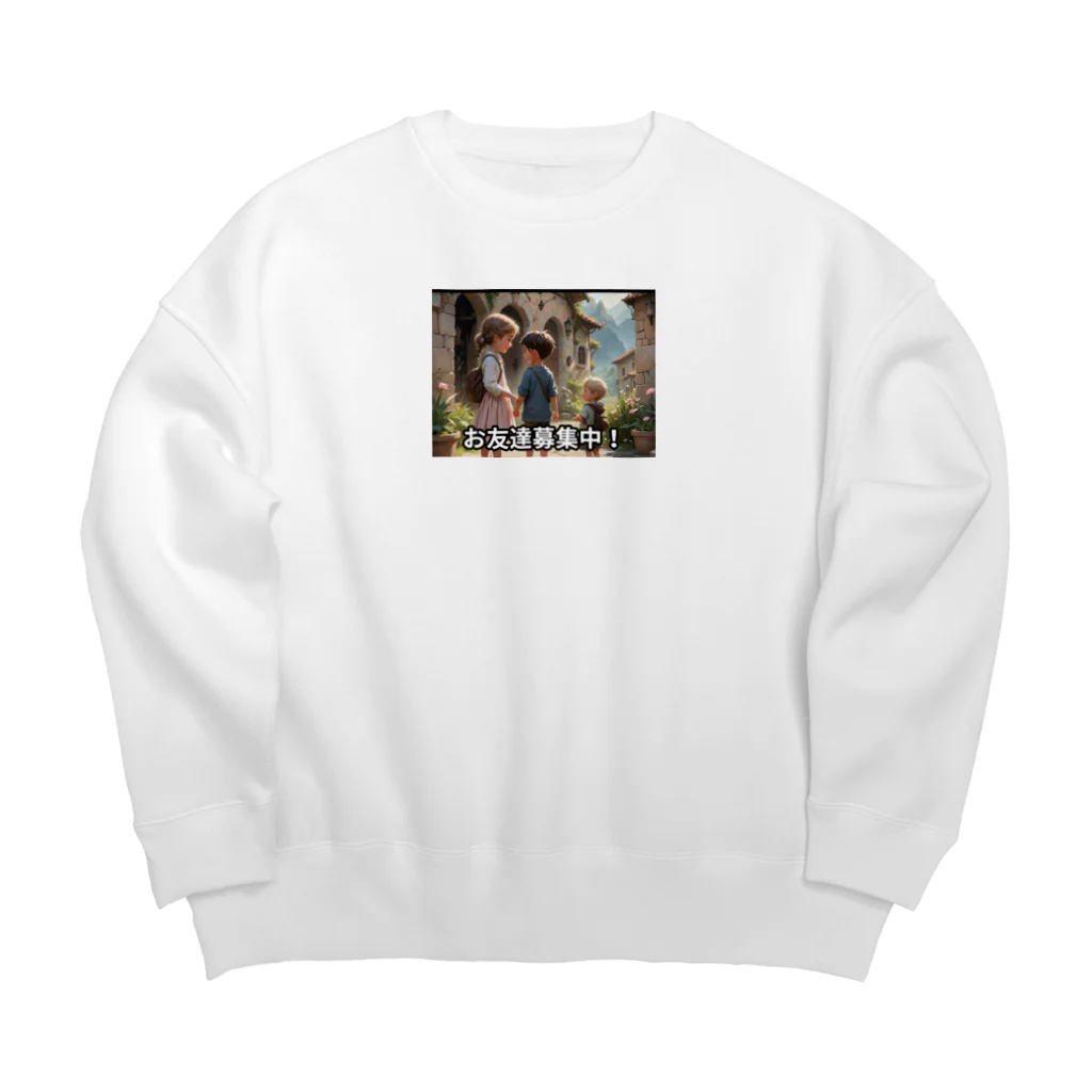 San☆Nikoの子ども　お友達募集 Big Crew Neck Sweatshirt