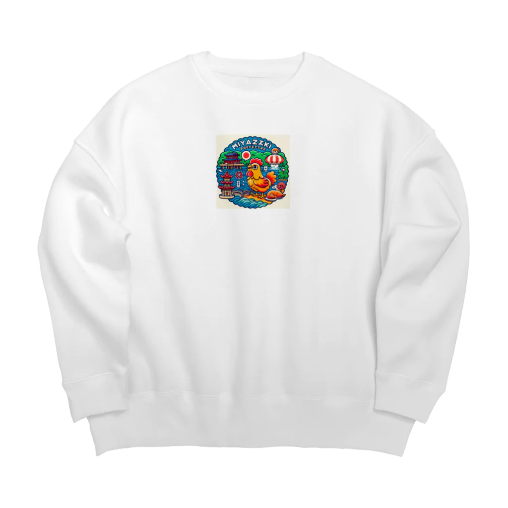 CHRON SHIROの宮城県 Big Crew Neck Sweatshirt