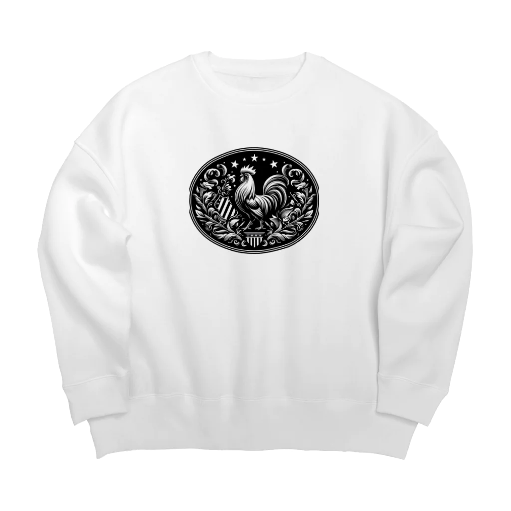 Sergeant-CluckのFirst Northern Area Special Forces：第一北部方面特殊部隊 Big Crew Neck Sweatshirt