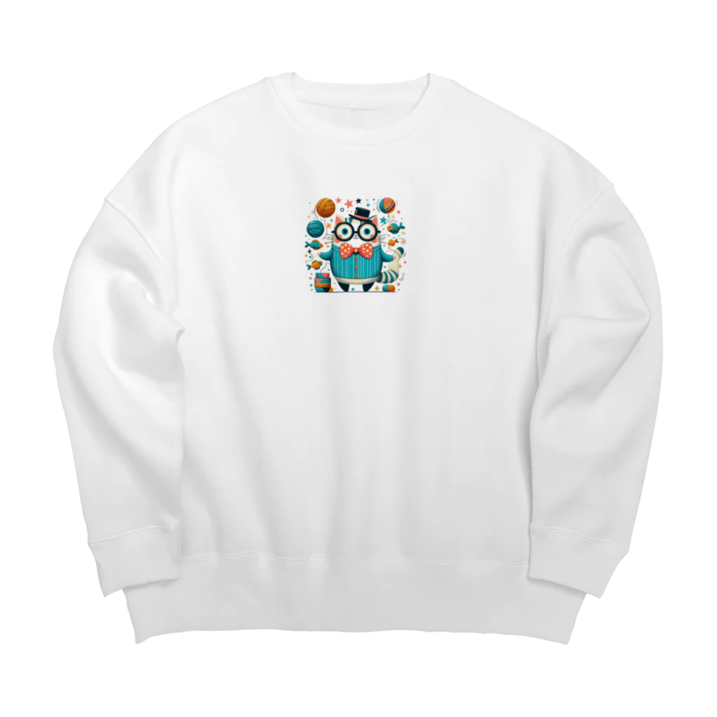 good777のぽりぽりん Big Crew Neck Sweatshirt