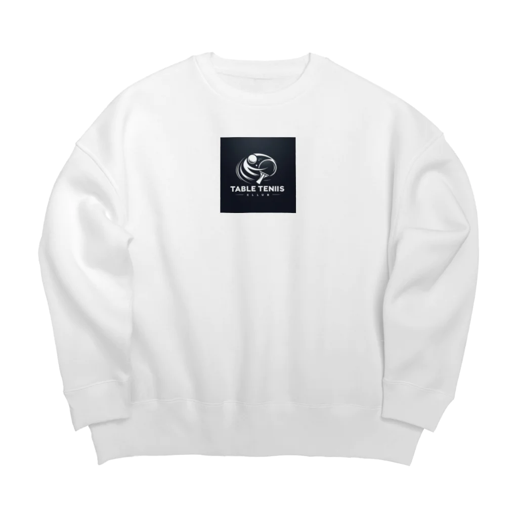 wankoyの卓球部 Big Crew Neck Sweatshirt