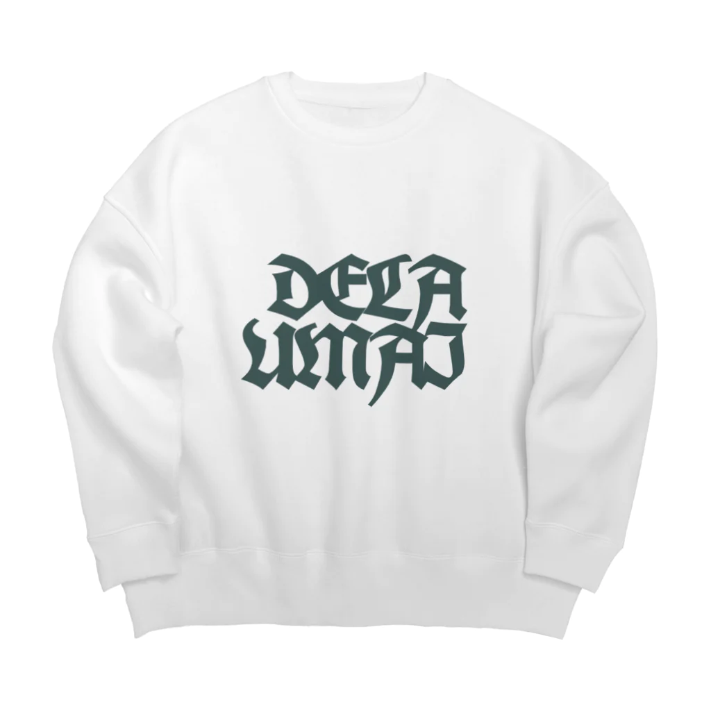 carl-carlのdela umai ロックロゴTシャツ Big Crew Neck Sweatshirt