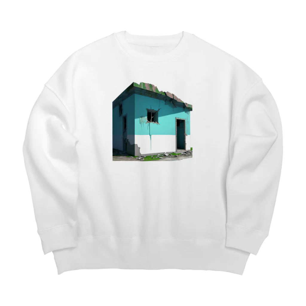 Buildingsの廃墟 12 Big Crew Neck Sweatshirt